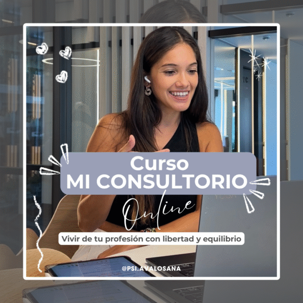 CURSO MI CONSULTORIO ONLINE PARA PROFESIONALES DE SALUD MENTAL