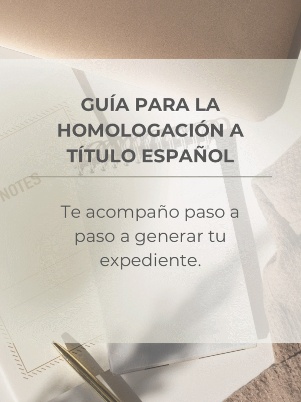 HOMOLOGACIÓN TÍTULO LICENCIADO EN PSICOLOGÍA